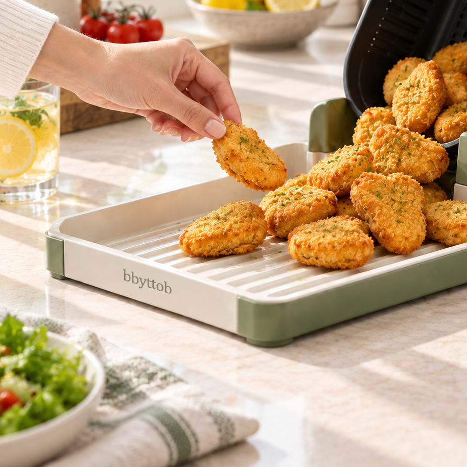 BBYTTOB CrispFlip® Air Fryer Transfer Dock