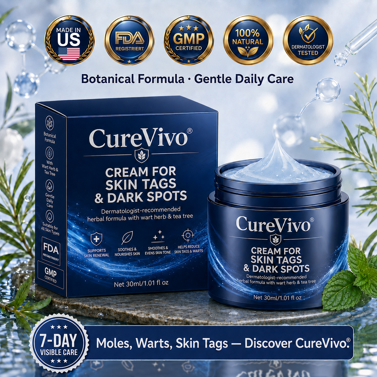 🏆𝗖𝘂𝗿𝗲𝗩𝗶𝘃𝗼® 𝟕-𝐃𝐚𝐲 𝐒𝐤𝐢𝐧 𝐓𝐚𝐠 & 𝐒𝐩𝐨𝐭 𝐑𝐞𝐦𝐨𝐯𝐚𝐥 𝐂𝐫𝐞𝐚𝐦 (𝐏𝐚𝐢𝐧𝐥𝐞𝐬𝐬 𝐅𝐨𝐫𝐦𝐮𝐥𝐚 – 𝐍𝐨 𝐒𝐜𝐚𝐫𝐬)